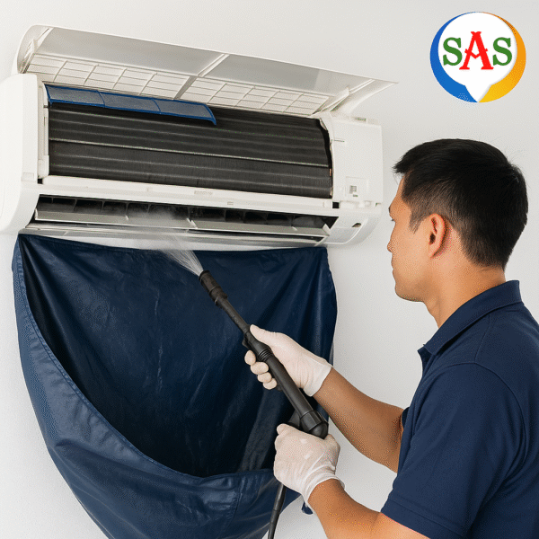 1HP Air Conditioner Cleaning & Service (Indoor + Outdoor)