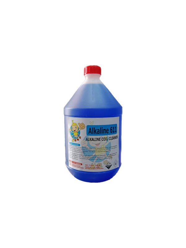 Alkaline Coil Cleaner AK 611 – 4 Liter (Blue) Heavy Duty Aircon Coil Cleaner