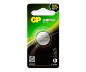 GP CR2025 Lithium Coin Cell Battery (3V) – Long-Lasting Power for Electronics