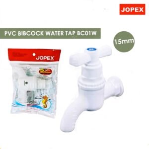 JOPEX PVC Bibcock Water Tap BC01W – 15mm (1/2")