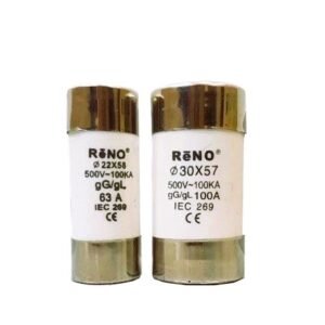 RENO 100A gG/gL Cut Out Fuse – 30x57mm (500V, 100kA, IEC 269)