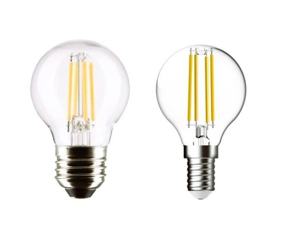 STAR G45 E14 4W LED Filament Bulb – 3000K Warm White (Mini Globe)
