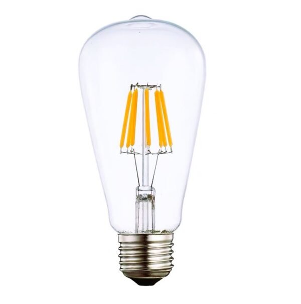 STAR ST64 E27 4W LED Filament Antique Bulb – 3000K Warm White (Vintage Edison Style)