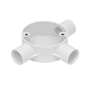 25MM 3 Way PVC Conduit Box – T Junction Electrical Fitting