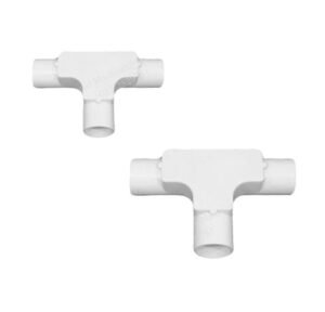 25MM PVC Inspection Tee – Heavy-Duty Conduit T-Joint with Access Cover