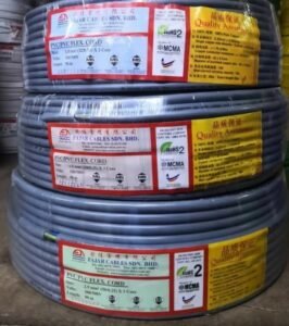 FAJAR 1.5MM² x 3C Flexible Cable (Grey) – 30/0.25 Copper Core | MTR