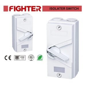 FIGHTER 20A 3 Pole Waterproof Isolator Switch (IP66 Rated)