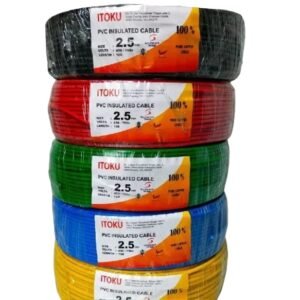 ITOKU 2.5MM PVC Cable (Yellow) – 100% Full Copper | SIRIM Certified