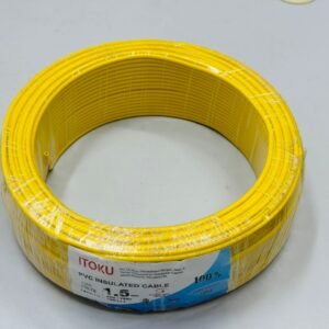 ITOKU 1.5MM PVC Insulated Cable Yellow SIRIM Approved Electrical Wire Hardware Shop Near Me Subang Jaya Wayar Elektrik