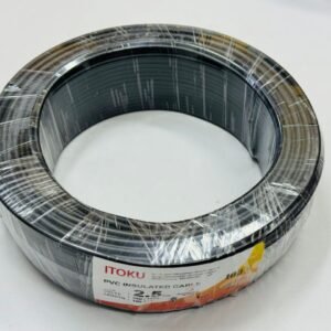 ITOKU 2.5MM PVC Insulated Cable Black SIRIM Approved Power Socket Wire Hardware Shop Near Me Subang Jaya Wayar Elektrik 2.5mm