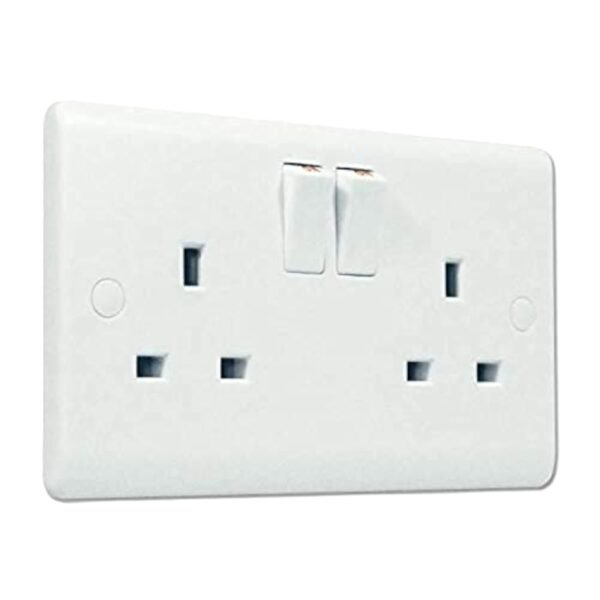 MARS 8029 13A Double Switch Socket (SIRIM Certified)