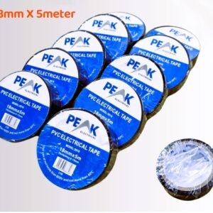 PEAK 0518 Black PVC Electrical Insulation Tape – 18mm x 5M
