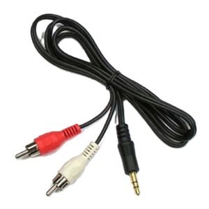 3.5MM Stereo to 2 RCA Audio Cable (1.5M) – Premium AV Cable