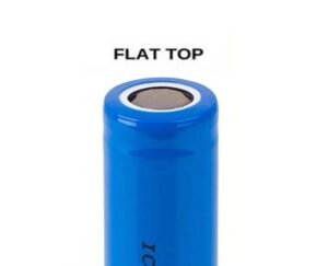3.7V 1200mAh 18650 Rechargeable Li-Ion Battery – Flat Top (Blue)