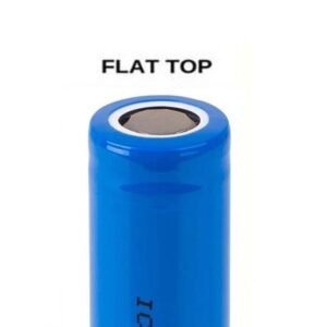 3.7V 1200mAh 18650 Rechargeable Li-Ion Battery – Flat Top (Blue)