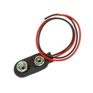 9V Battery Snap Connector with Wire Leads