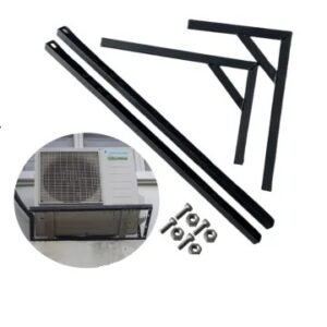 Outdoor Wall Bracket for Aircond 2.0HP – Heavy Duty Steel (Black Coated)