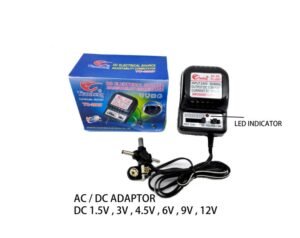 MW AC/DC 500mA Multi Adaptor – Universal Adjustable Power Supply