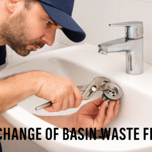 Change of Basin Waste Filter – Professional Bathroom Basin Drain Replacement