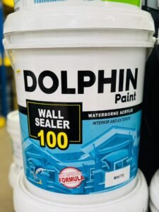 DOLPHIN 100 Wall Sealer (18L) – Interior & Exterior Acrylic Wall Primer | 24 Hours Hardware Shop Subang Jaya
