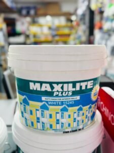 MAXILITE PLUS 15245 White (7L) – Interior Wall Matt Finish Paint | 24 Hours Hardware Shop Subang Jaya