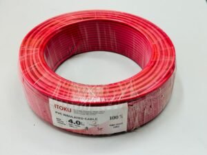 ITOKU 4mm PVC Cable Red SIRIM Approved Pure Copper High Capacity Live Electrical Wire Supply Store Subang Jaya USJ 14 Wayar Elektrik