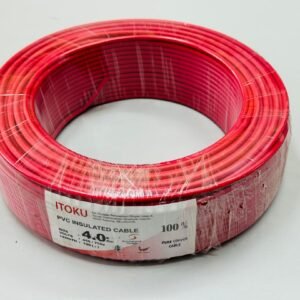 ITOKU 4mm PVC Cable Red SIRIM Approved Pure Copper High Capacity Live Electrical Wire Supply Store Subang Jaya USJ 14 Wayar Elektrik