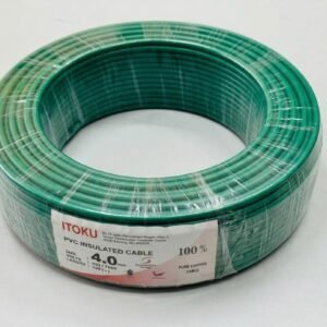 ITOKU 4mm PVC Cable Green SIRIM Approved Pure Copper High Capacity Electrical Grounding Wire Supply Store Subang Jaya USJ 14 Wayar Elektrik