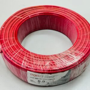 ITOKU 6mm PVC Cable Red SIRIM Approved Pure Copper High Capacity Main Power Electrical Wire Supply Store Subang Jaya USJ 14 Wayar Elektrik