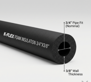 K-Flex Foam Insulation 3/4 x 3/8 Inch 6 Hun Closed Cell Rubber Tube Sumon Electrical Shabab Al Sharif Subang Jaya USJ 14 Selangor