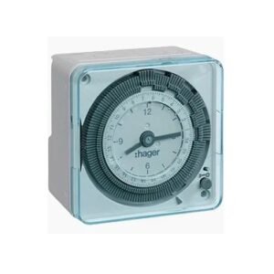 Hager Timer EHN711 24HRS Analog Time Switch Electromechanical DIN Rail Automation Sumon Electrical Shabab Al Sharif Subang Jaya USJ 14 Selangor