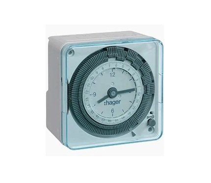 Hager Timer EHN711 24HRS Analog Time Switch Electromechanical DIN Rail Automation Sumon Electrical Shabab Al Sharif Subang Jaya USJ 14 Selangor