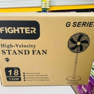 Fighter G Series 18 Stand Fan High Velocity 130W 5 Blade Aluminum Commercial Box Sumon Electrical Shabab Al Sharif Subang Jaya USJ 14 Selangor
