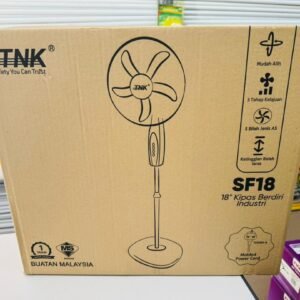 TNK TSF-1805 18 Stand Fan Black Grey 5 Blade Industrial Box Assembly Sumon Electrical Shabab Al Sharif Subang Jaya USJ 14 Selangor