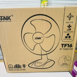 TNK TTF-1603 16 Table Fan White Grey 5 Star Energy 3 AS Blade Box Sumon Electrical Shabab Al Sharif Subang Jaya USJ 14 Selangor
