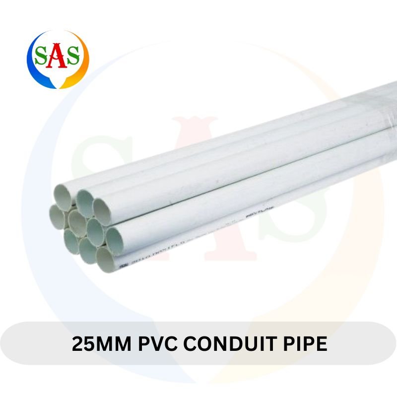 25mm PVC Conduit Pipe White Heavy Duty Electrical Cable Wire Protection Casing Bundle Sumon Electrical Shabab Al Sharif Subang Jaya USJ 14 Selangor