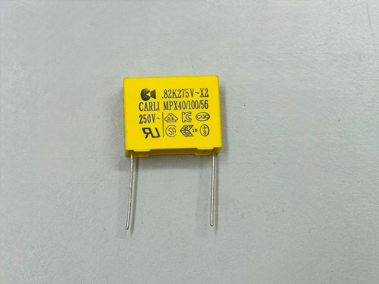 0.22uF 275VAC X2 Polypropylene PCB Safety Capacitor CARLI MPX Sumon Electrical Subang Jaya