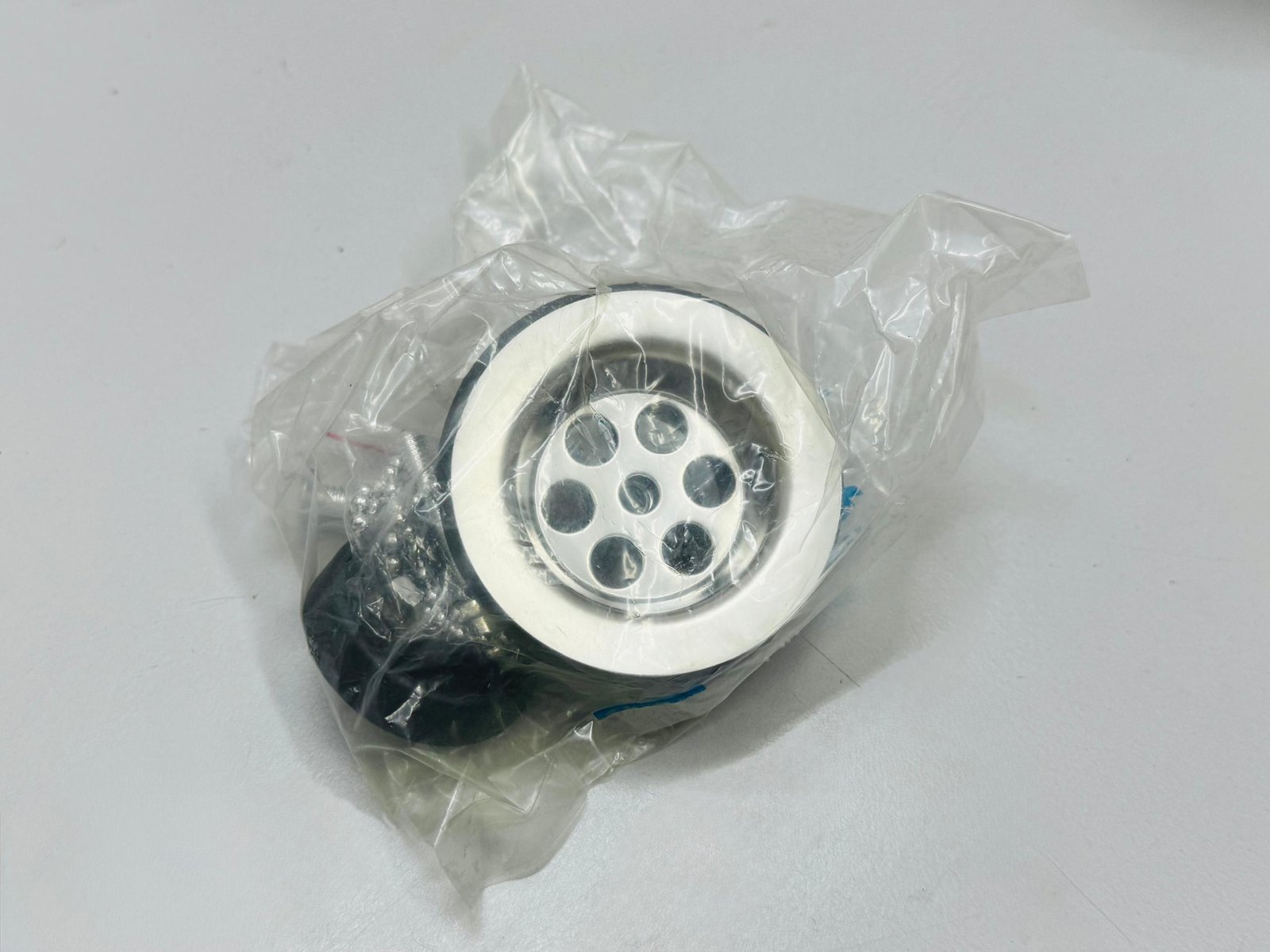 1 1/4 Inch 32mm Stainless Steel Wash Basin Waste Strainer with Chain Set Sumon Electrical Subang Jaya