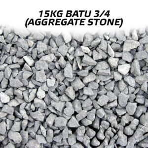 1 Bag 15KG Batu 3/4 Aggregate Stone Crushed Granite Sumon Electrical Subang Jaya