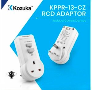 Kozuka 13A RCD ELCB Adaptor Switch Socket KPPR-13-CZ SIRIM Approved Sumon Electrical Subang Jaya