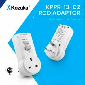 Kozuka 13A RCD ELCB Adaptor Switch Socket KPPR-13-CZ SIRIM Approved Sumon Electrical Subang Jaya