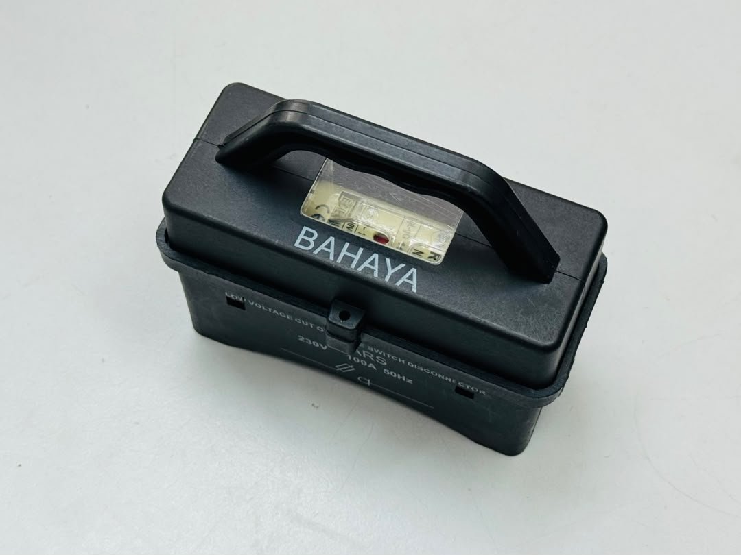 MARS 100A Cut Out Fuse Unit Handle Complete with Indicator Fuse Sumon Electrical Subang Jaya