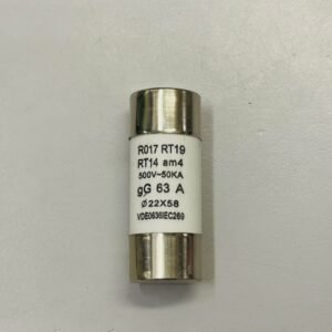 RENO 63A Cylindrical Cut Out HRC Fuse Cartridge 22x58mm 500V 50kA Sumon Electrical Subang Jaya