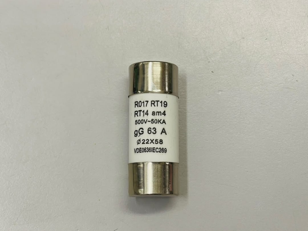 RENO 63A Cylindrical Cut Out HRC Fuse Cartridge 22x58mm 500V 50kA Sumon Electrical Subang Jaya