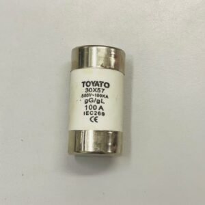 TOYATO 100A Cylindrical Cut Out HRC Fuse Cartridge 30x57mm 500V 100kA Sumon Electrical Subang Jaya